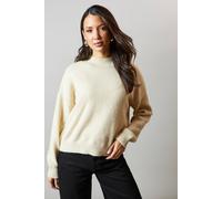 Debenhams High Neck Jumper In Stone stone XL