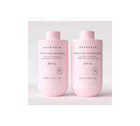 Hair Gain Now Hydrating Shampoo & Conditioner, Peptide-Enriched, Sulphate-Free, Refill Duo, with Marshmallow Root & Vitamins, for All Hair Types, 250ml Each