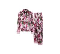Debenhams Isla Traditional Pyjamas Set Pink Digital Print pink S