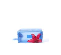 Debenhams Jelly Flat Lay Makeup Box Bag - Red Lily multi