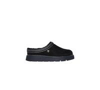 Debenhams Keepsakes Lite Black Faux Shearling Vegan Suede Slippers black