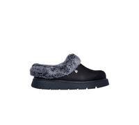 Debenhams Keepsakes Lite Vegan Leather Faux Fur Slippers - Black black