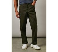 Debenhams Khaki Pindot Effect Premium Stretch Smart Chinos khaki 36S
