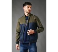 Debenhams Khaki Two Tone Zip Through Jacket khaki M