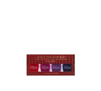 Debenhams Leave Them On Red Nail Polish Set multi