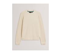 Debenhams Leocadi Ls Herringbone Placement Stitch Jumper Natural natural