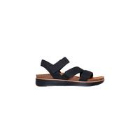 Debenhams Lifted Comfort Adjustable Open Toe Sandal Black black