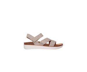 Debenhams Lifted Comfort Adjustable Open Toe Sandal Taupe