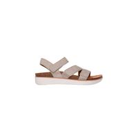 Debenhams Lifted Comfort Adjustable Open Toe Sandal Taupe taupe