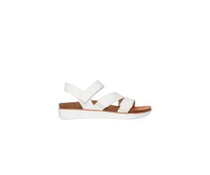 Debenhams Lifted Comfort Adjustable Open Toe Sandal White white