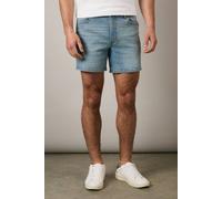 Debenhams Light Wash Denim Skipper Short In Light Blue light blue 40