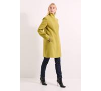 Debenhams Lime Funnel Zip Through Coat lime 16