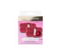 Brushworks Limited Edition Microfibre Wrist Wash Bands (Red)