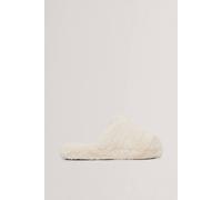Ted Baker Women's LOPSEY Faux Fur Mule Slipper Ivory | Size: 3 Ted Baker Ivory 3