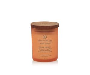 Debenhams Love + Passion Small Candle In Orange orange
