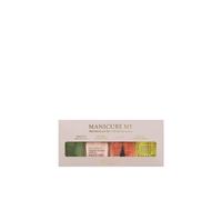 Nails Inc Manicure Me Nail Manicure Quad, Base Coat, Longwear Pink Polish, Quick Dry Top Coat, Nail Repair Oil, At Home Salon Quality Mani And Pedicures, 4 Piece Set