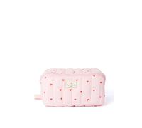 The Flat Lay Co. Marshmallow Flat Lay Makeup Box Bag - Sweet Pink Hearts