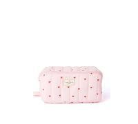 The Flat Lay Co. Marshmallow Flat Lay Makeup Box Bag - Sweet Pink Hearts