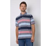 Debenhams Men's Barbados Stripe Polo Shirt in Rose | Size: Large