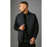 Debenhams Men's Black Diamond Quilted Gilet | Size: 2XL