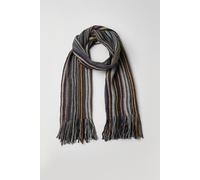 Debenhams Men's Black Stripe Scarf