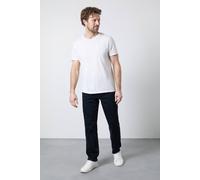 Debenhams Men's Blue Black Rinse Premium Stretch Straight Fit in Dark Blue | Size: 36S