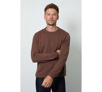 Debenhams Men's Chocolate Brown Premium Pure Cotton Crew Neck Jumper | Size: Medium