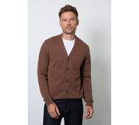 Debenhams Men's Chocolate Premium Pure Cotton Knitted Cardigan Sweater | Size: Small