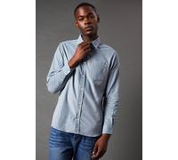Debenhams Men's Corduroy Long Sleeve Shirt in Grey | Size: 2XL