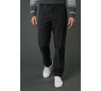 Debenhams Men's Corduroy Straight Fit 5 Pocket Trousers in Dark Grey | Size: 38R