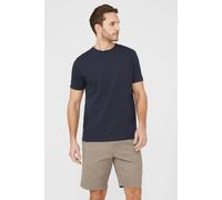 Debenhams Men's Cotton Crew Neck T-shirt in Navy | Size: Small