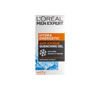 L'Oréal Paris Men Expert Mens Moisturiser Hydra Energetic Gel 50ml | Helps Control Excess Oil and Sweat, Matte Fresh Icy Feeling All Day Long, Oily and Tired Skin Care