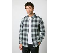Debenhams Men's Green Western Check Long Sleeve Shirt | Size: Small