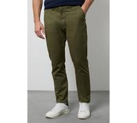Debenhams Men's Khaki Premium Slim Fit Chino Trousers | Size: 38S