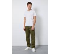 Maine Men's Khaki Stretch Twill Straight Leg Jeans | Size: 32S Maine Khaki 32S