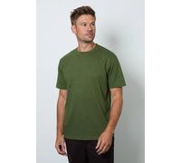 Debenhams Men's Khaki Textured T-Shirt | Size: Medium