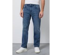 Debenhams Men's Light Vintage Wash Premium Stretch Straight in Light Blue | Size: 38R