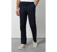 Debenhams Men's Navy Cotton Linen Blend Chino Trousers | Size: 40R