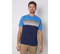 Debenhams Men's Navy Detroit Stripe T-shirt | Size: 2XL