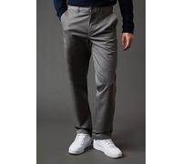 Debenhams Men's Premium Chino Trousers in Grey | Size: 40S