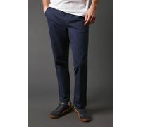 Debenhams Men's Premium Chino Trousers in Mid Blue | Size: 36S