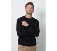 Debenhams Men's Premium Pure Cotton Crew Neck Jumper in Black | Size: 2XL