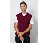 Debenhams Men's Premium Pure Cotton Knitted Tank Top in Burgundy | Size: Small