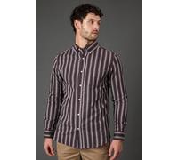 Debenhams Men's Purple Stripe Long Sleeve Shirt | Size: 3XL