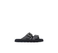 Debenhams Men's Solsbury Strap Leather Sandal Black | Size: 8.5