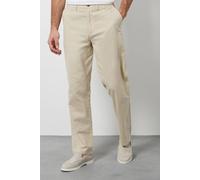 Debenhams Men's Stone Cotton Linen Blend Chino Trousers | Size: 42S