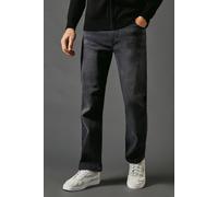 Debenhams Men's Washed Black Stretch Straight Leg Jeans | Size: 38S