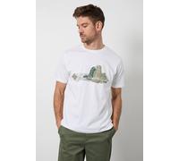 Maine Men's White Outdoors Printed T-Shirt | Size: XL Maine White XL