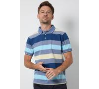 Debenhams Men's Yellow Barbados Stripe Polo Shirt | Size: XL