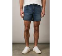 Debenhams Mid Wash Denim Skipper Short In Blue blue 42